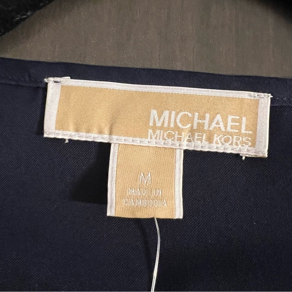 NWT Michael Kor Midnight Blue Top - Picture 5 of 8